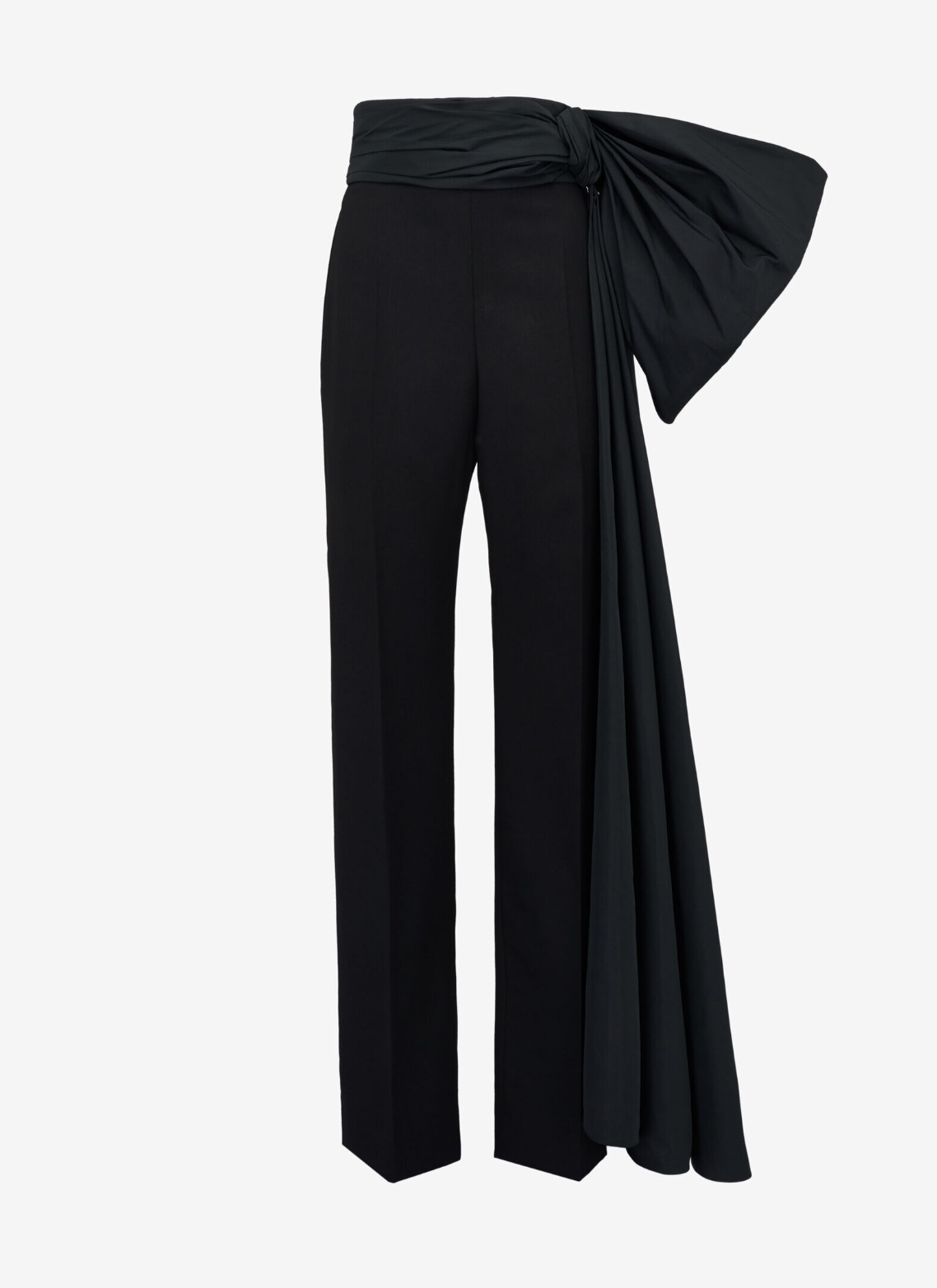 パンツ alexander mcqueen SS23 WIDE LEG PANTS (705526_QJACF3003) Alexander McQueen Wide Leg Bow Trousers — UFO No More